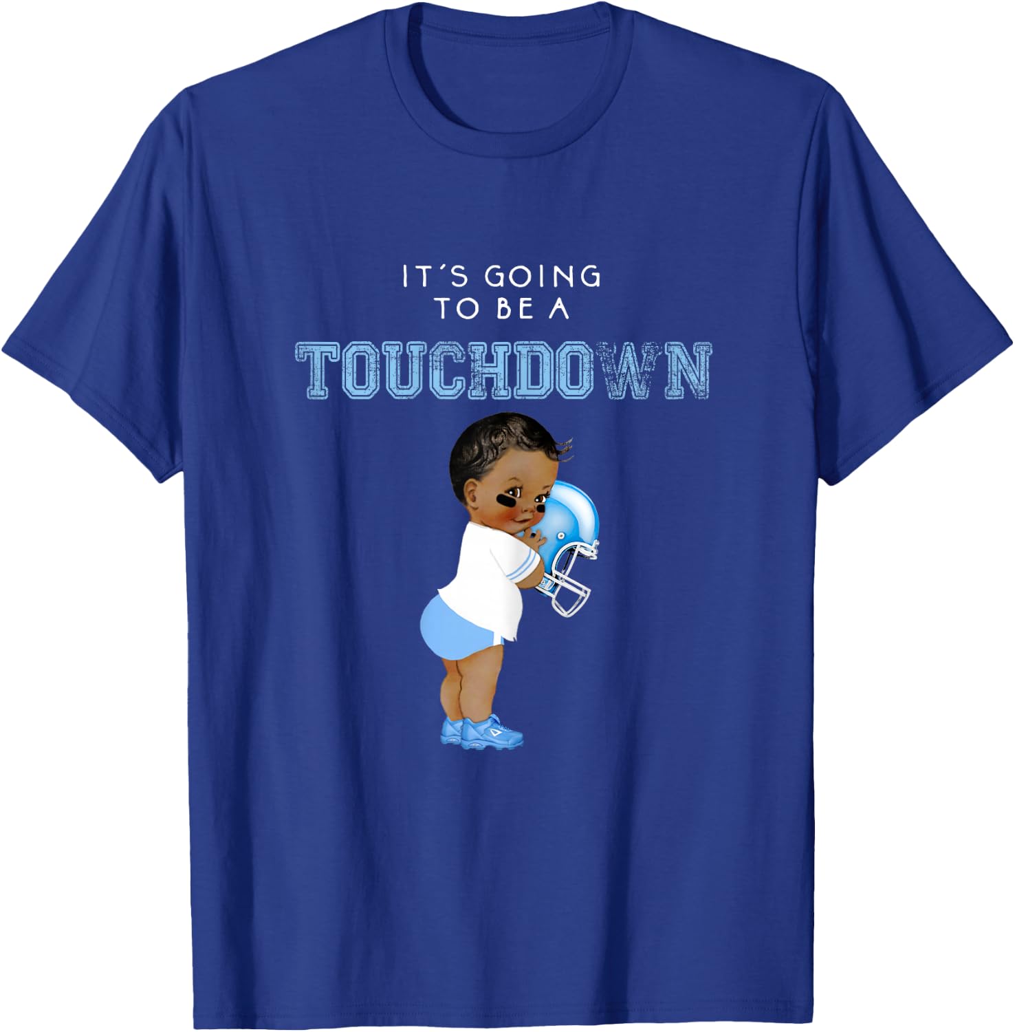 Its A Boy Gender Reveal Touchdown Tutu Baby Shower Inspired T-Shirt - T-Shirt | Royal