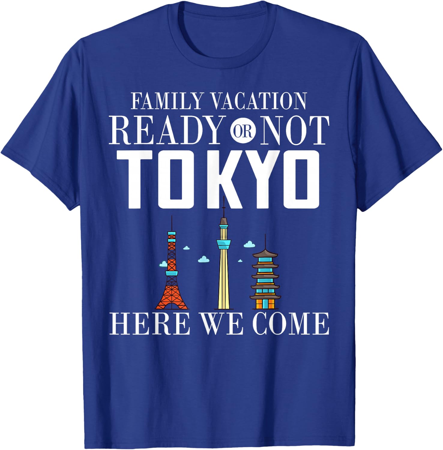 Tokyo Japan City Trip Skyline Map Travel T-Shirt - T-Shirt | Royal