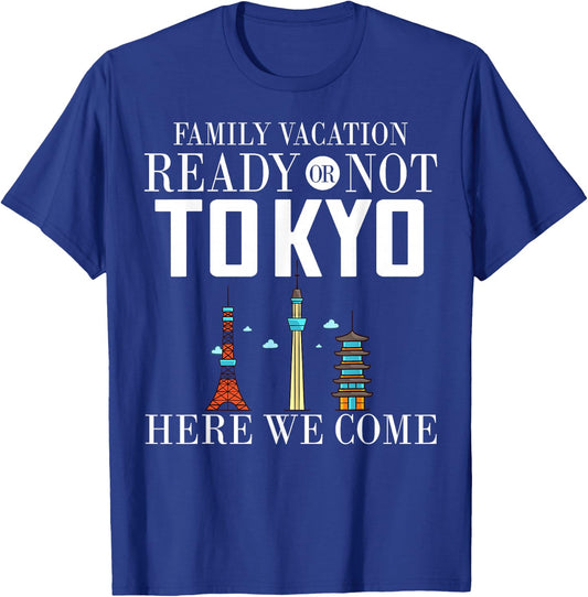Tokyo Japan City Trip Skyline Map Travel T-Shirt - T-Shirt | Royal