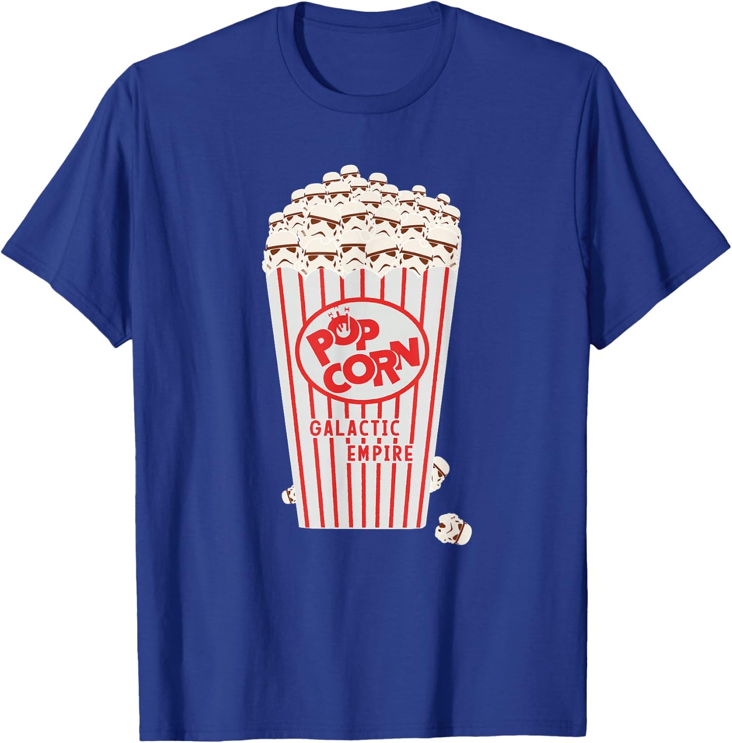 Star Wars Galactic Empire Stormtrooper Popcorn T-Shirt - T-Shirt | Royal