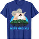 West Virginia Cowboy Cat Singing Meme Meowdy T-Shirt - T-Shirt | Royal