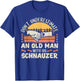 Schnauzer Dog Shirt Men Women Dog Mom Dog Lover T-Shirt - T-Shirt | Royal