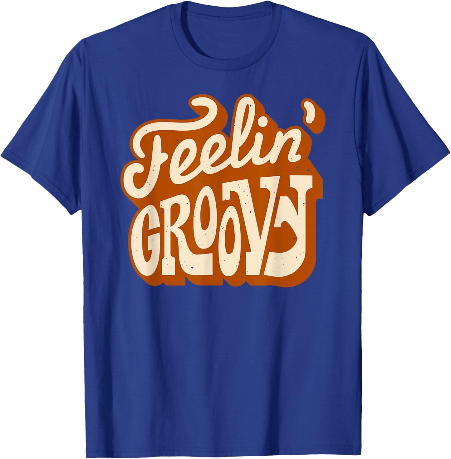Feeling Groovy 70s Throwback Retro Vintage Good Vibes T-Shirt - T-Shirt | Royal