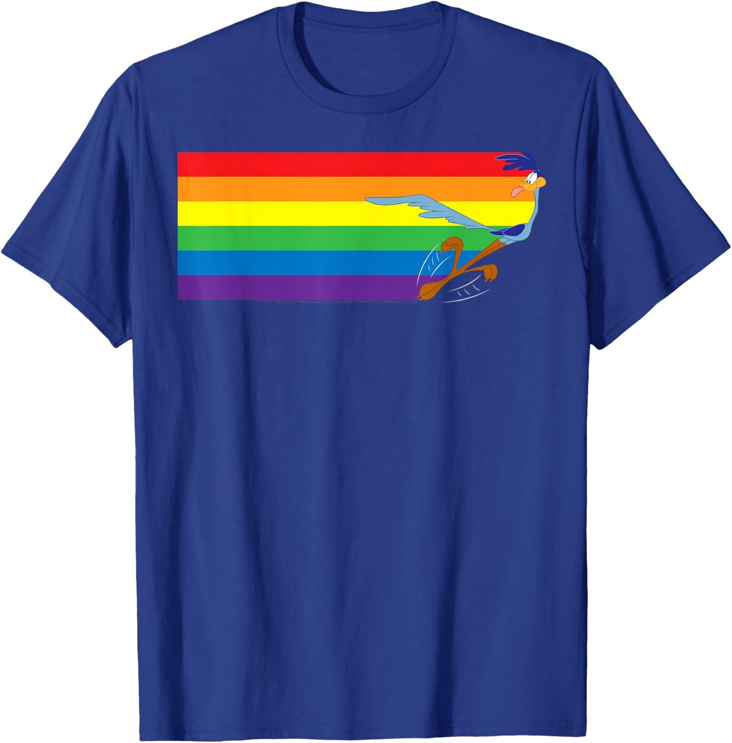 Looney Tunes Pride Road Runner Rainbow T-Shirt - T-Shirt | Royal