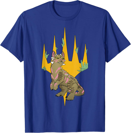 Magic: The Gathering Dinosaur Cat Logo T-Shirt - T-Shirt | Royal