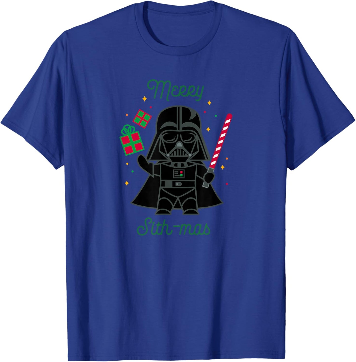 Star Wars Darth Vader Cute Christmas Holiday Merry Sith-mas T-Shirt - T-Shirt | Royal