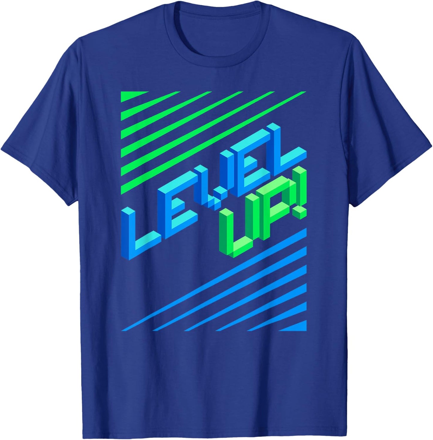 Level Your Game Up I Controller PS5 Gaming T-Shirt - T-Shirt | Royal