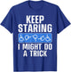 Cool Wheelchair Bound Art Women Cripple Handicapped T-Shirt - T-Shirt | Royal