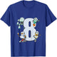 Robots 8th Birthday - Kids Robotic Science Gift T-Shirt - T-Shirt | Royal