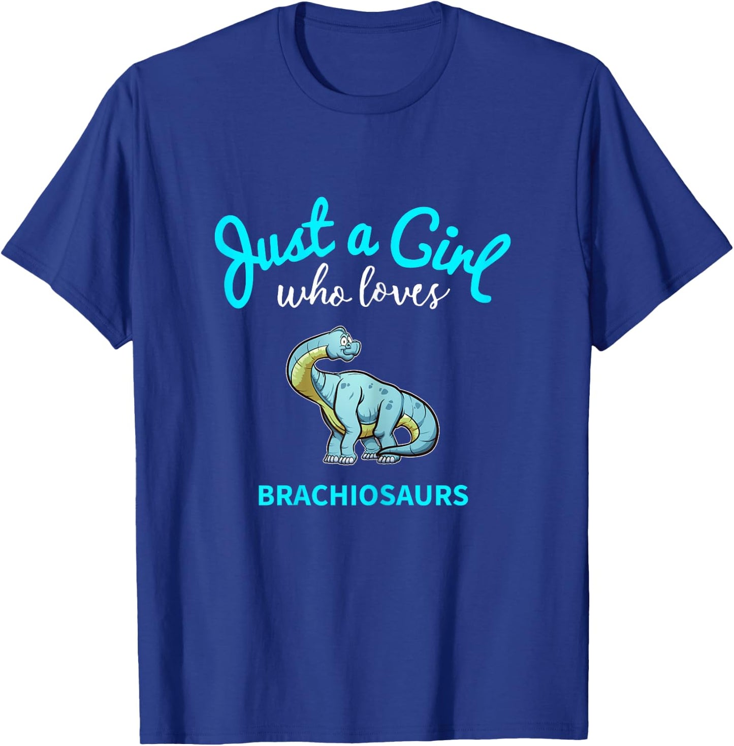 Brachiosaurus Shirt for Girls | Kids Brachiosaurus T-Shirt - T-Shirt | Royal