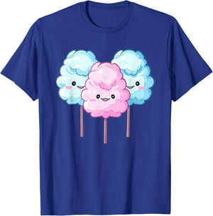 Cotton Candy Sticks Apparel Sweets Girls T-Shirt - T-Shirt | Royal