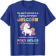 My spirit animal is a slightly deranged unicorn T-Shirt - T-Shirt | Royal