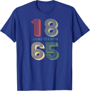 JUNETEENTH Freeish Since 1865 Melanin Ancestor Black History T-Shirt - T-Shirt | Royal