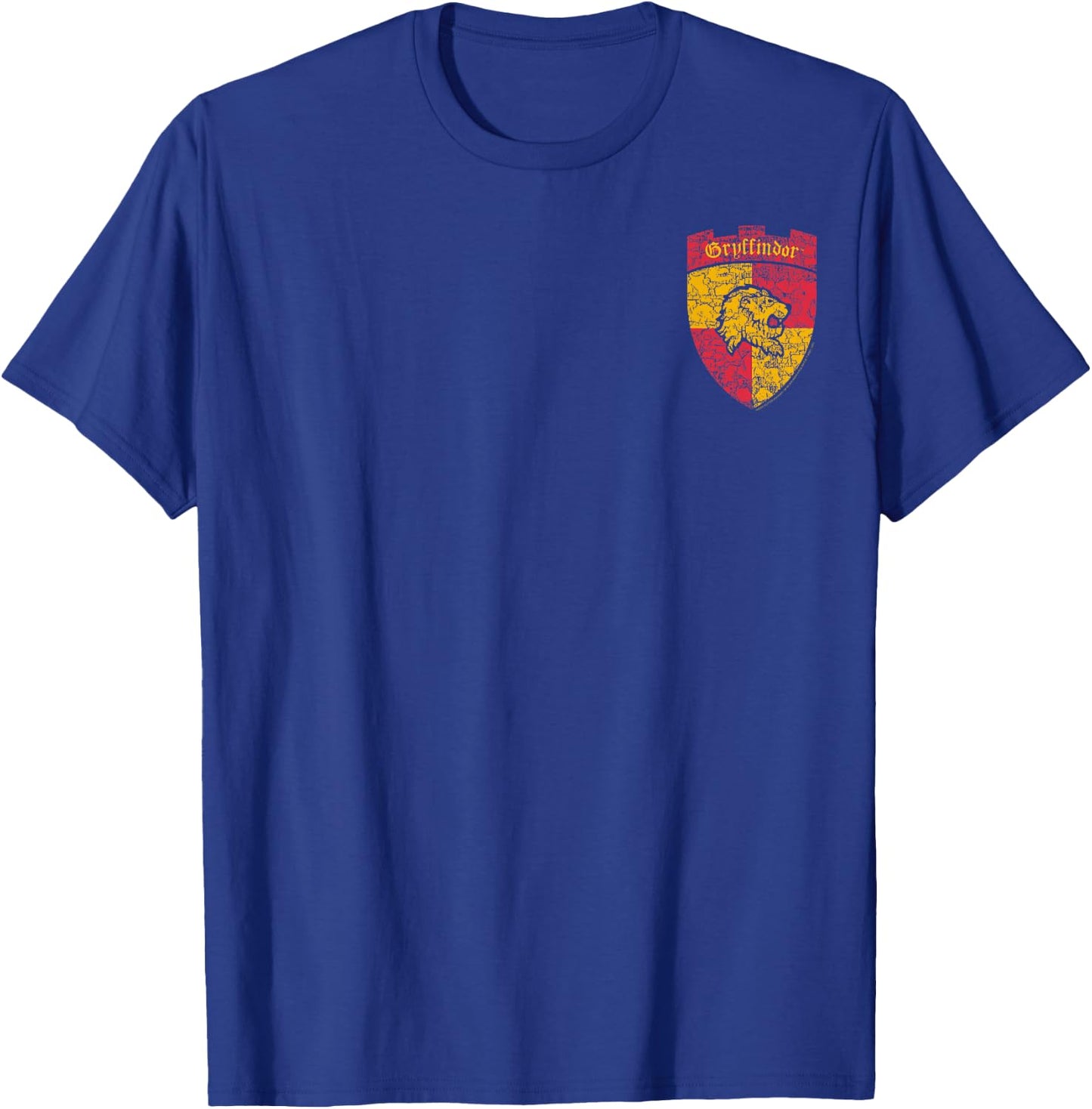 Harry Potter Gryffindor Crest Left Chest T-Shirt - T-Shirt | Royal