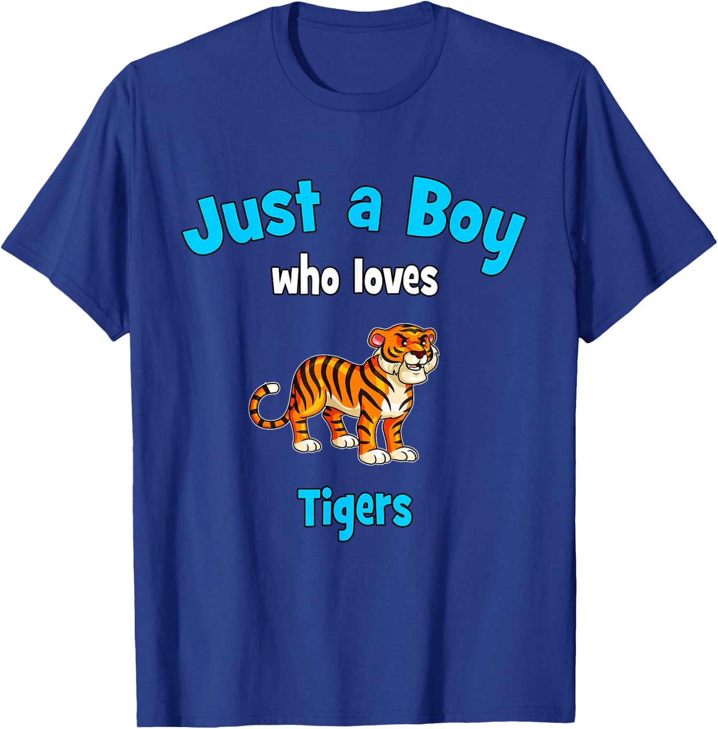 Tiger Shirt for Boys | Kids Tiger T-Shirt - T-Shirt | Royal