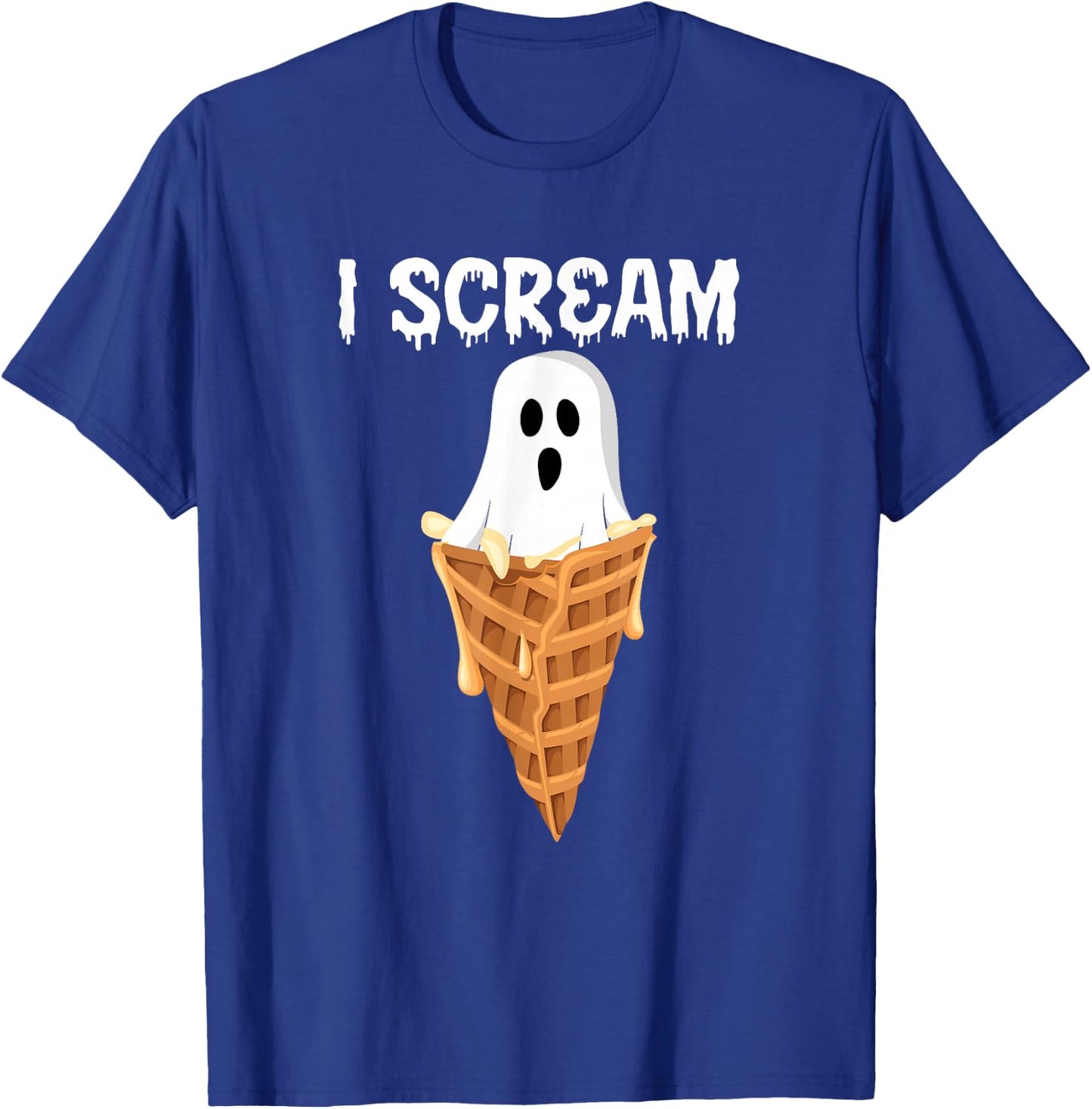 I Scream Halloween T-Shirt - T-Shirt | Royal