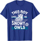 Snowy Owl Boys Snowy Owl Lover Snowy Owls T-Shirt - T-Shirt | Royal
