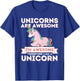Unicorns Are Awesome I'm A Unicorn - Funny Rainbow Unicorn T-Shirt - T-Shirt | Royal