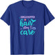 Dinglehopper Hair Don't Care Funny Mermaid Tail T-Shirt - T-Shirt | Royal