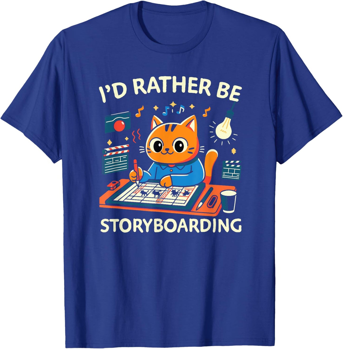 Storyboarding Animator Funny Cartoon Drawing Animation T-Shirt - T-Shirt | Royal