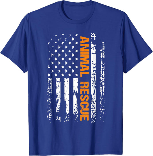Animal Rescue Shirt Animal Shelter Saving Animals Gift T-Shirt - T-Shirt | Royal