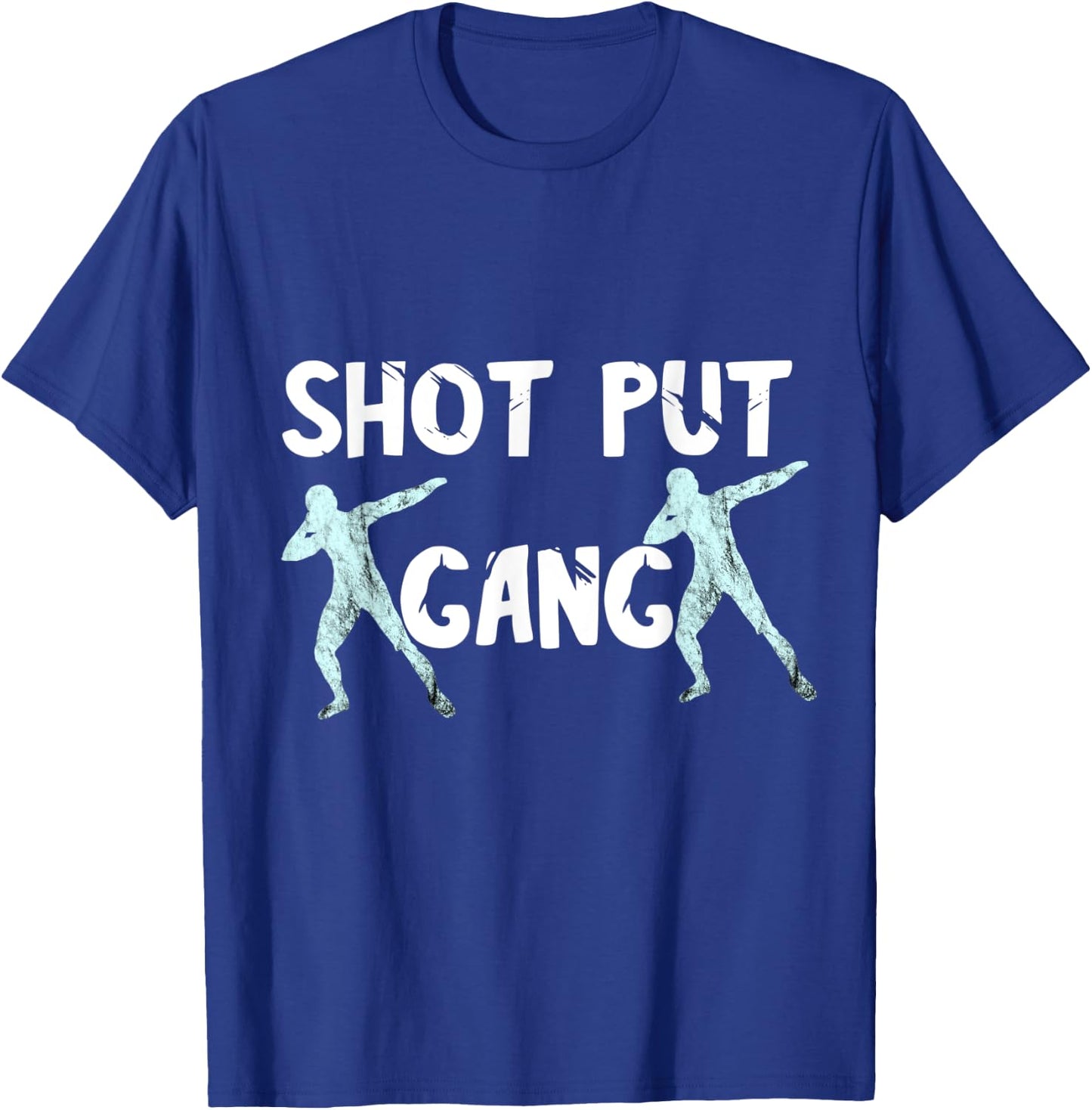 Shot Put Gang Thrower Squad Track And Field Throwing Team T-Shirt - T-Shirt | Royal