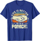 Pomchi Shirt Men Women Dog Mom Dog Lover T-Shirt - T-Shirt | Royal