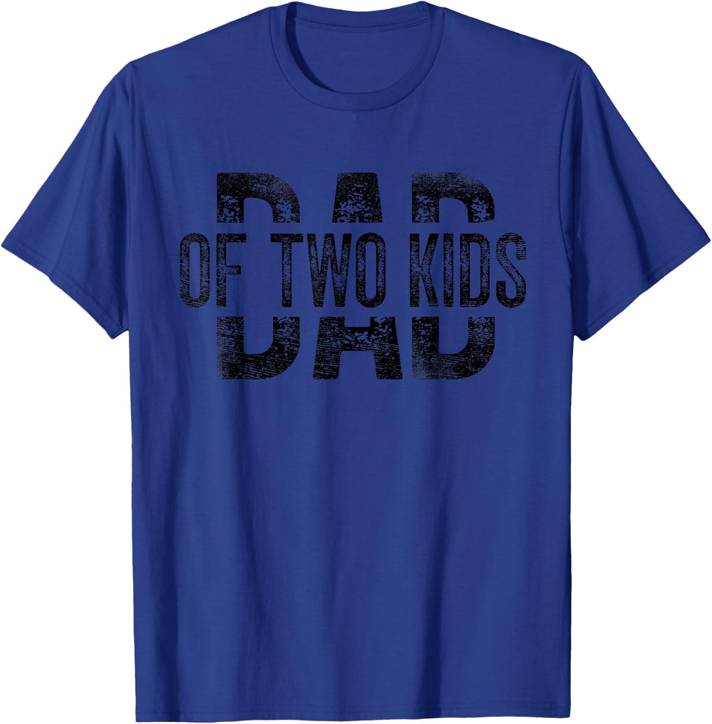 Dad of Two Kids Gifts Daddy of 2 Kids Father's Day T-Shirt - T-Shirt | Royal