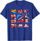 Firetrucks Toddler Rescue Vehicles Fireman Trucks Boat Plane T-Shirt - T-Shirt | Royal