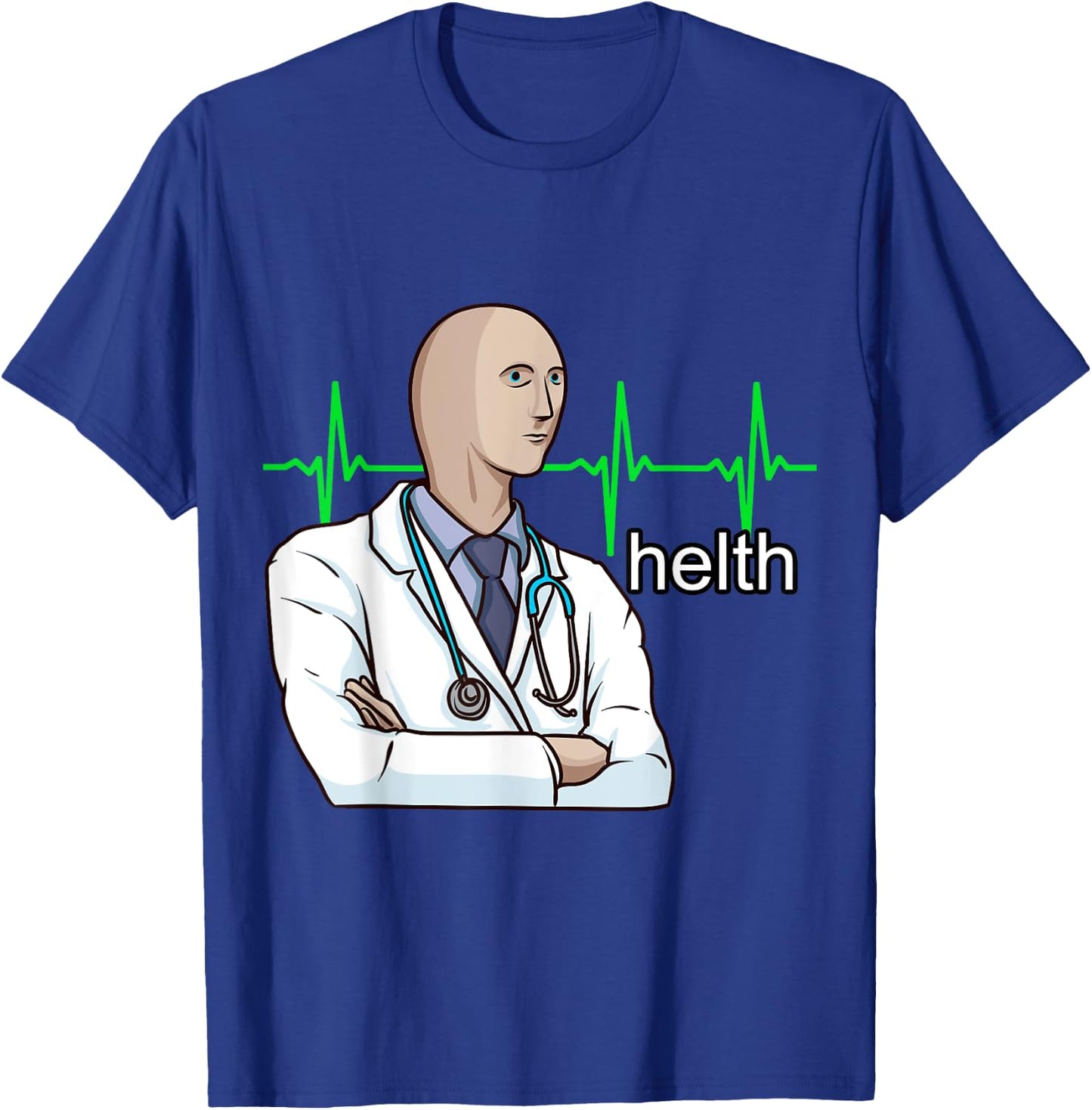 Helth Meme Man Funny Surreal Dank Meme T-Shirt - T-Shirt | Royal