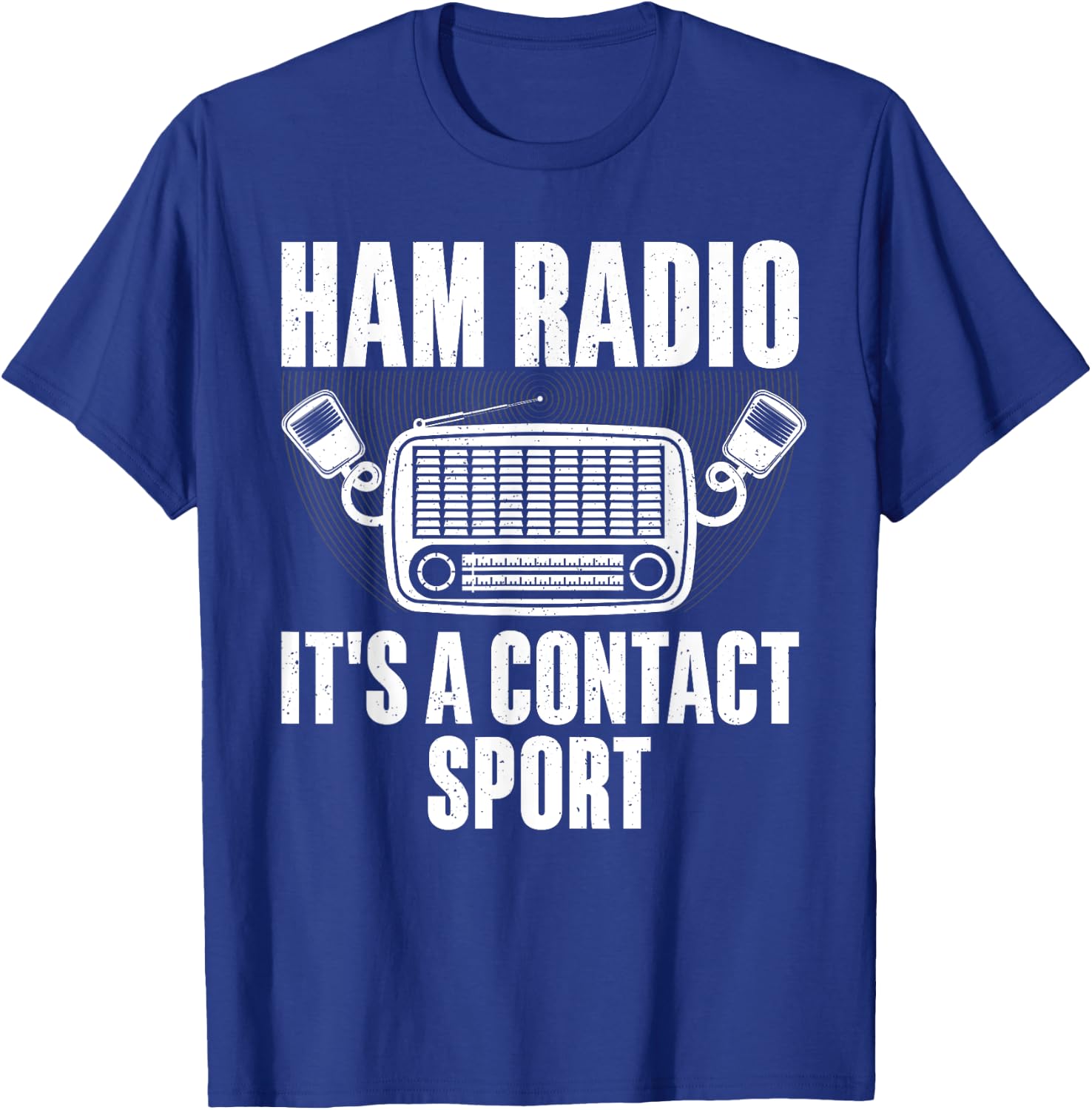Funny Ham Radio Art Men Women Ham Operator Amateur Radio T-Shirt - T-Shirt | Royal