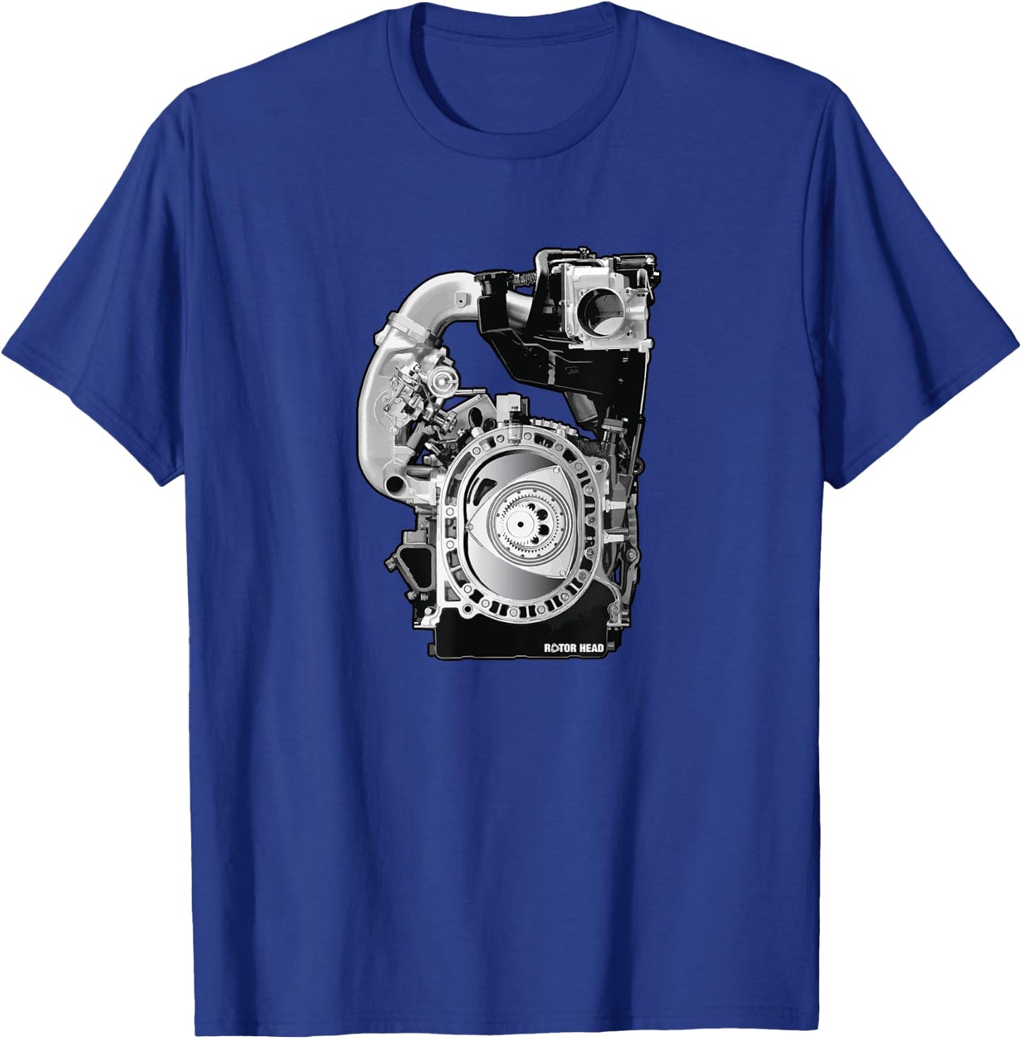 Rotary Engine 13B Turbo T-Shirt - T-Shirt | Royal