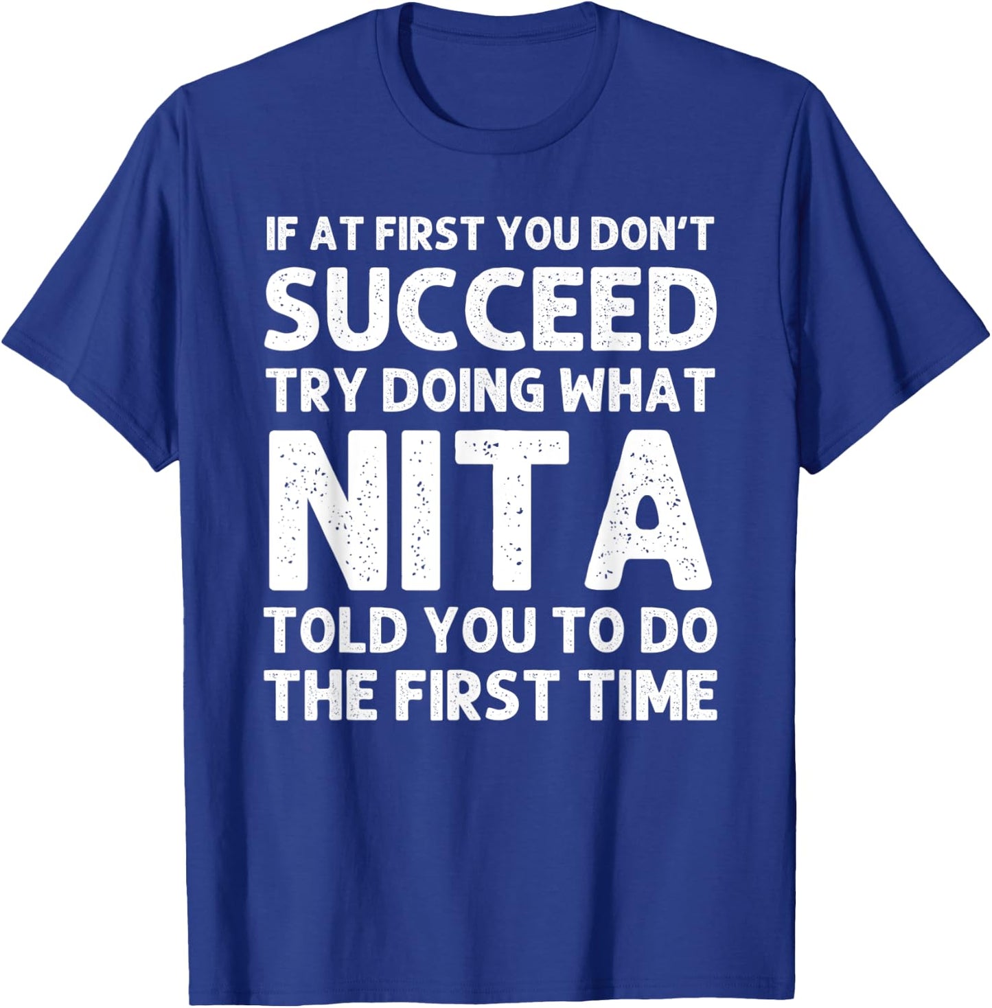 NITA Name Personalized Birthday Funny Christmas Joke T-Shirt - T-Shirt | Royal