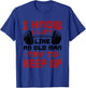 I Know I Lift Like An Old Man Try To Keep Up Fitness Gym T-Shirt - T-Shirt | Royal