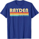 RAYDEN Name Personalized Funny Retro Vintage Birthday T-Shirt - T-Shirt | Royal