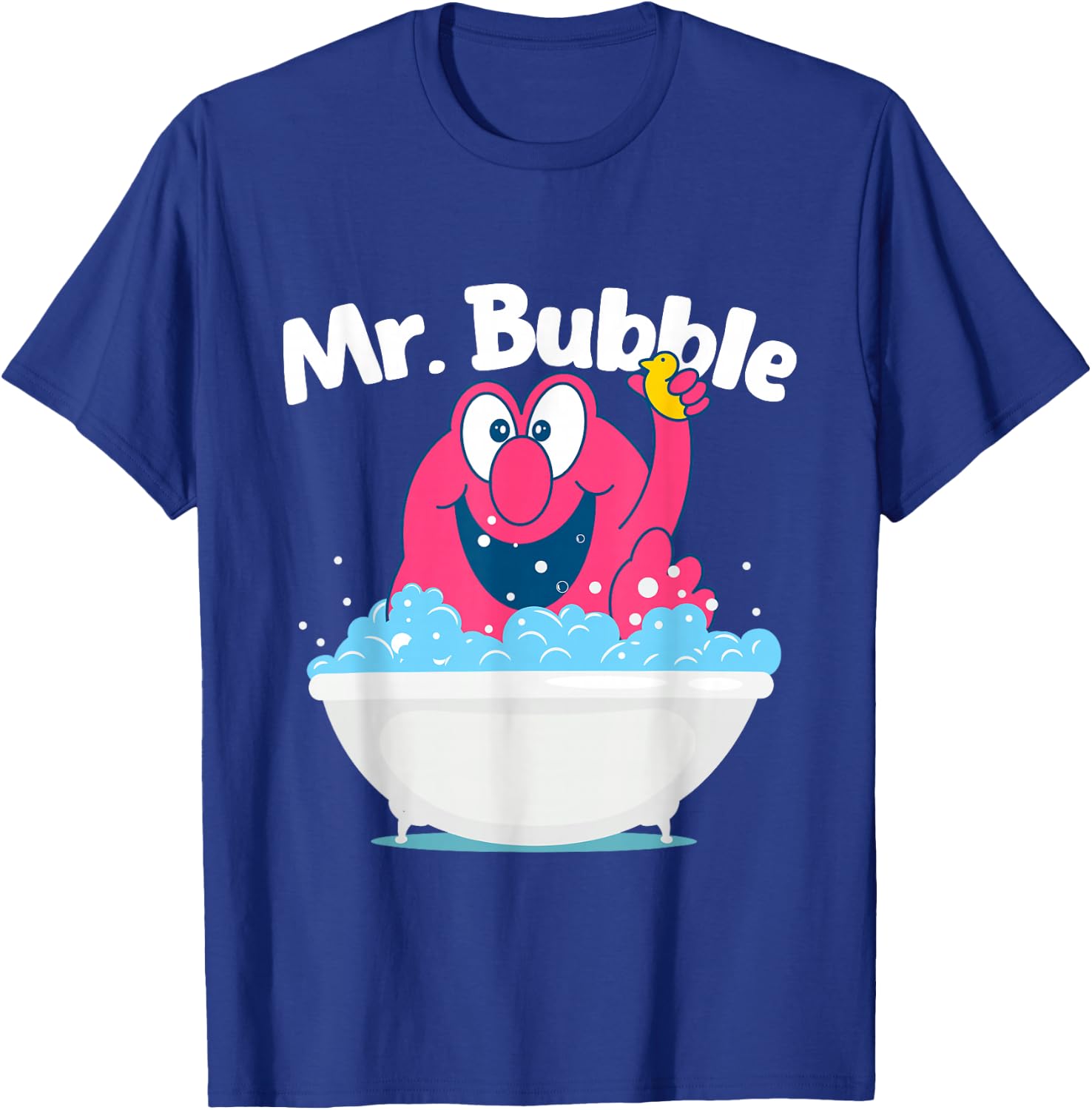 Mr. Bubble - Bubble Bath Hot Tub Wellness Bathtub T-Shirt - T-Shirt | Royal