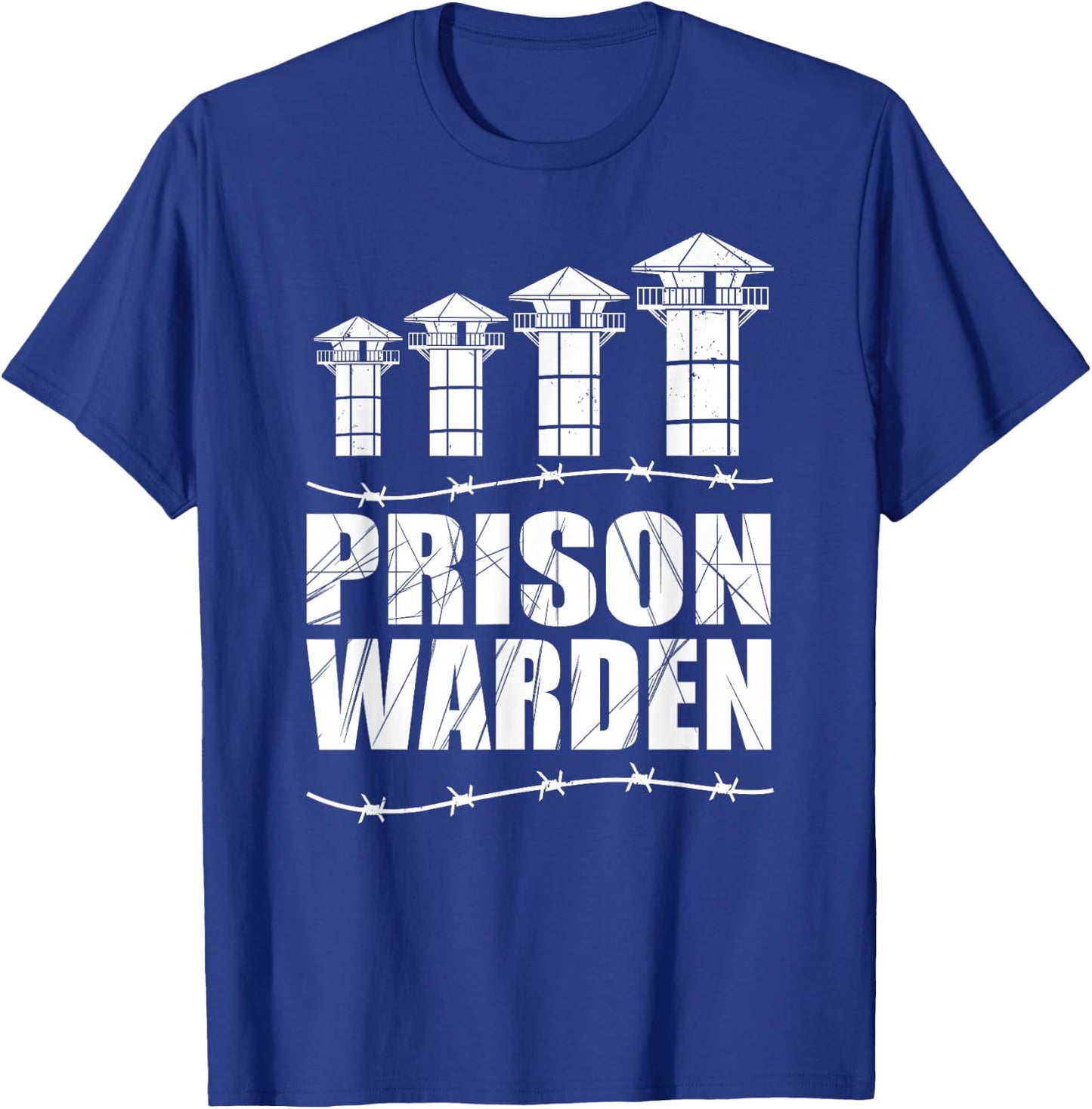 Correctional Officer - Prison Warden - Prison Guard Costume T-Shirt - T-Shirt | Royal