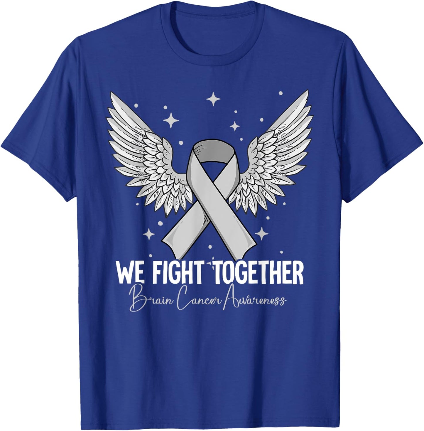 Brain Cancer Awareness T-Shirt - T-Shirt | Royal