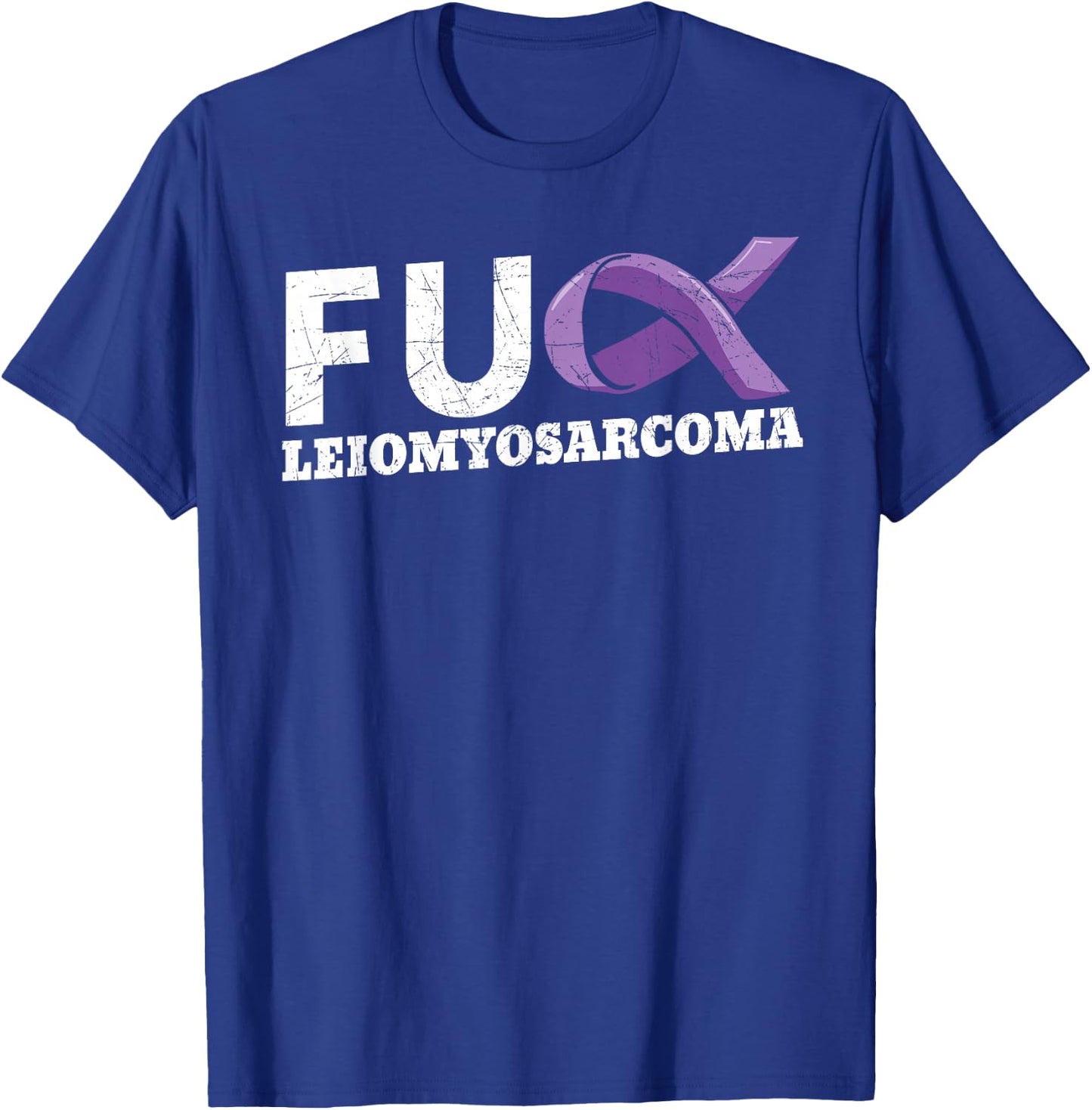 Leiomyosarcoma LMS Rare Cancer Warrior Soft-Tissue Sarcoma T-Shirt - T-Shirt | Royal