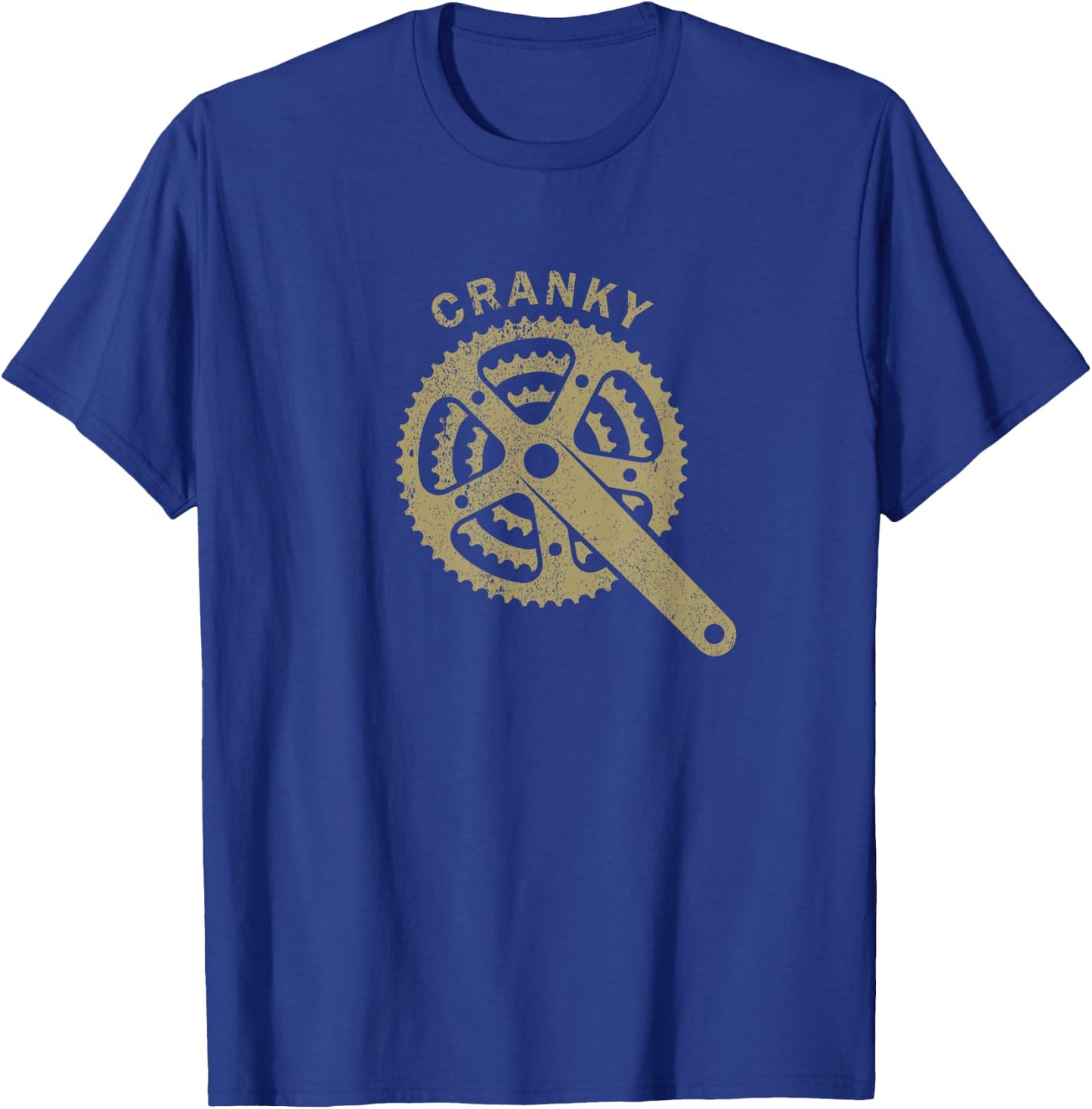 Cranky Vintage Bicycle Cranky Gift Cycling Lovers Cranky T-Shirt - T-Shirt | Royal