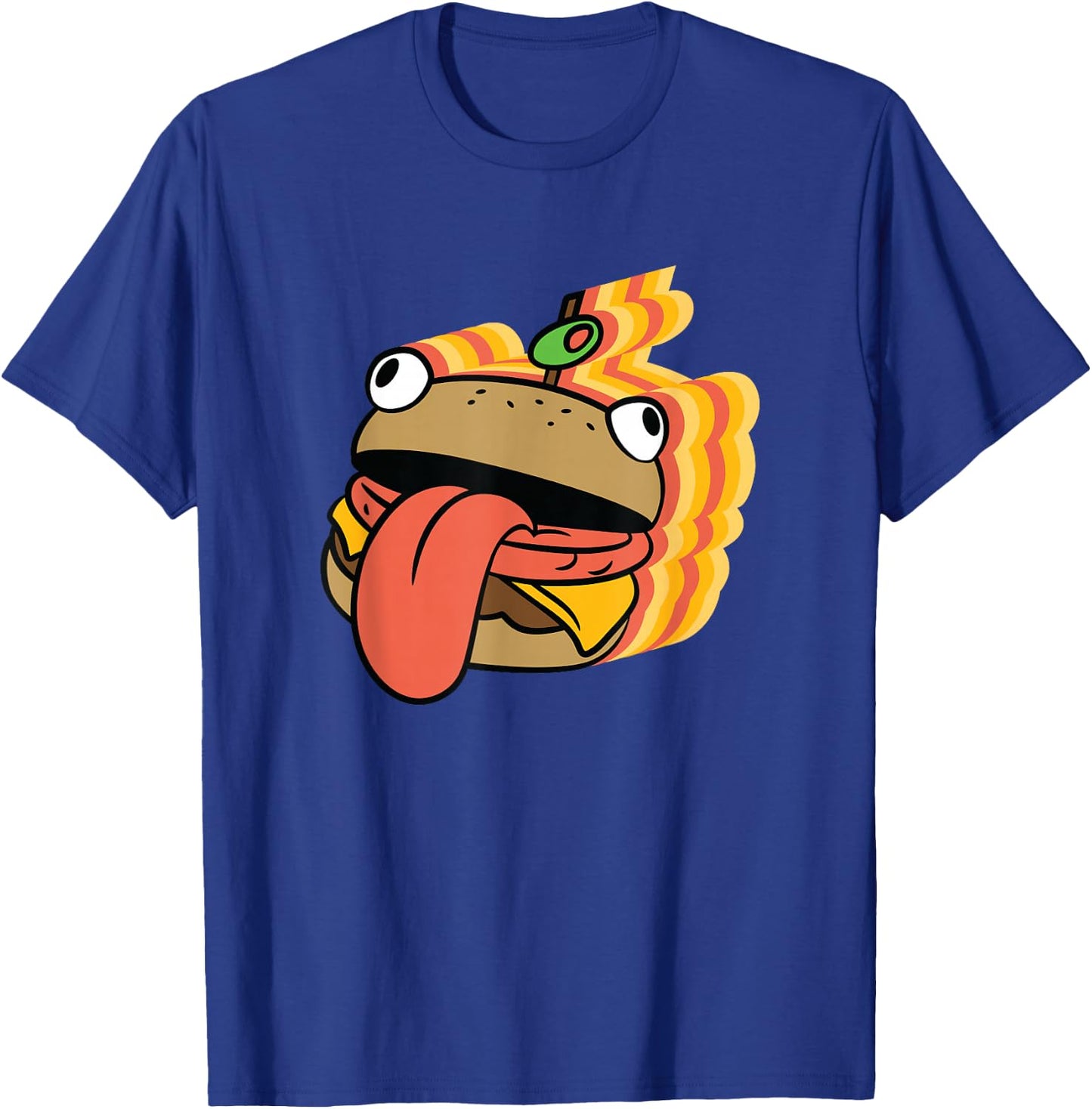 Fortnite Durr Burger Big Face T-Shirt - T-Shirt | Royal