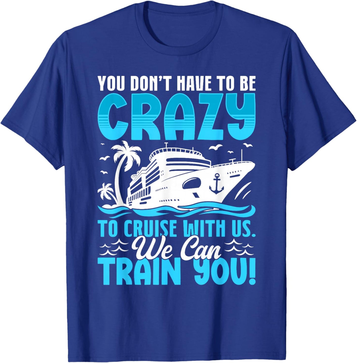 Cruise Ship Family Cruise Vacation Matching Couple Funny T-Shirt - T-Shirt | Royal