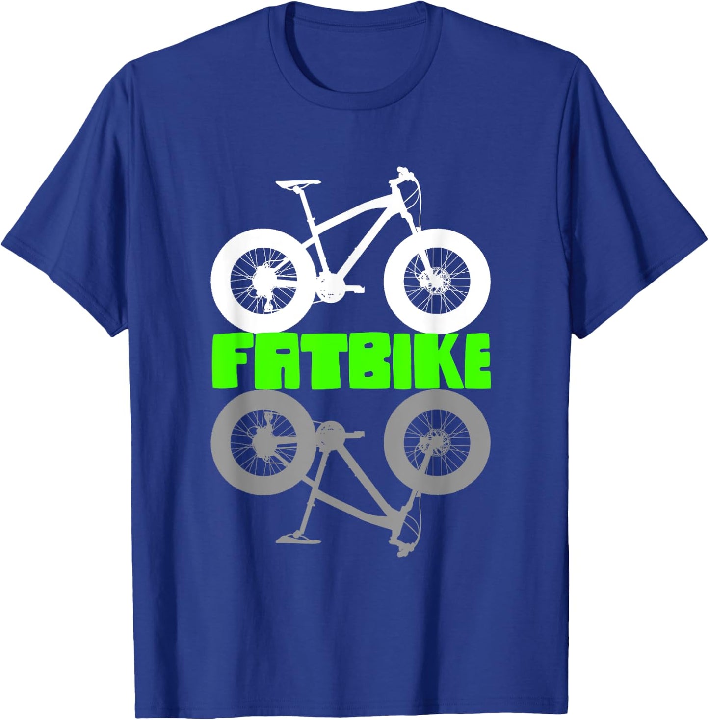 Fat Bike, Fat Bike, Mountain Bike, Fat Bike T-Shirt - T-Shirt | Royal