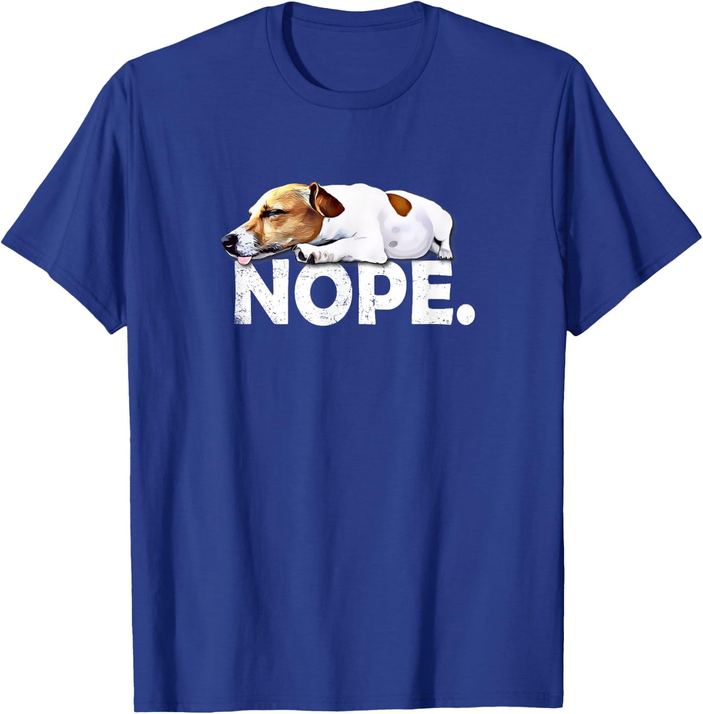 NOPE JRT Dog Lover Jack Russell Men Women Girls Kids T-Shirt - T-Shirt | Royal