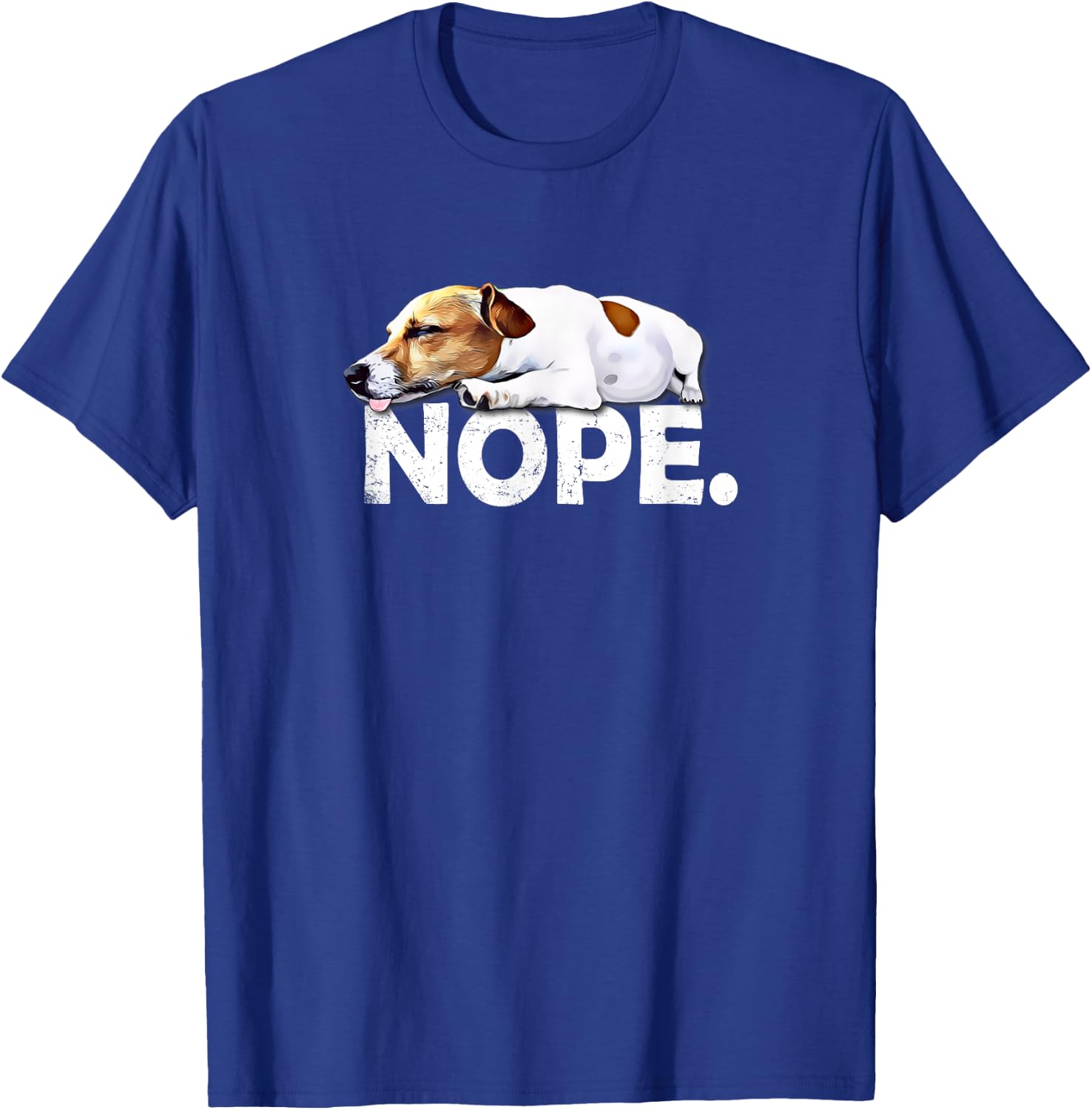NOPE JRT Dog Lover Jack Russell Men Women Girls Kids T-Shirt - T-Shirt | Royal