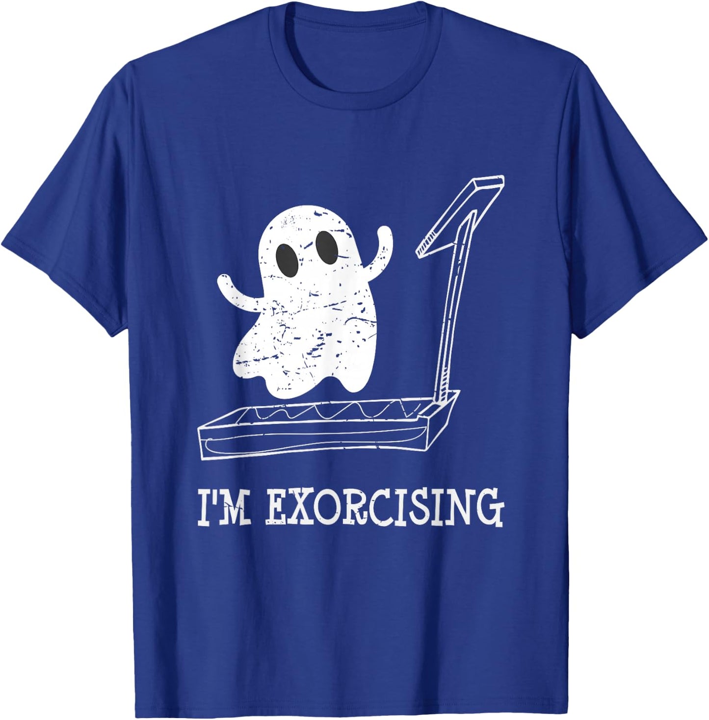 I m Exorcising Fitness Exercise Halloween Gift T-Shirt - T-Shirt | Royal