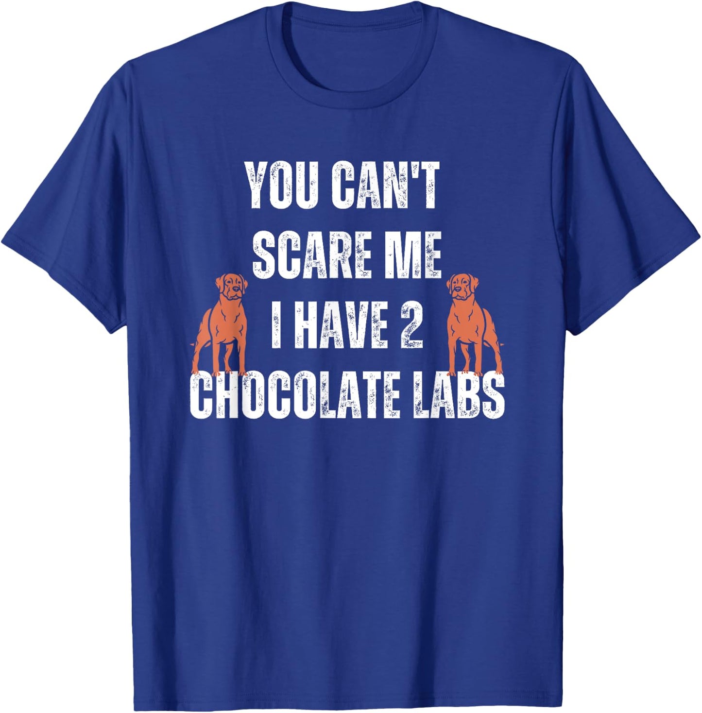 Chocolate Lab Funny Halloween Dog Costume Labrador Scare Me Women Kids T-Shirt - T-Shirt | Royal