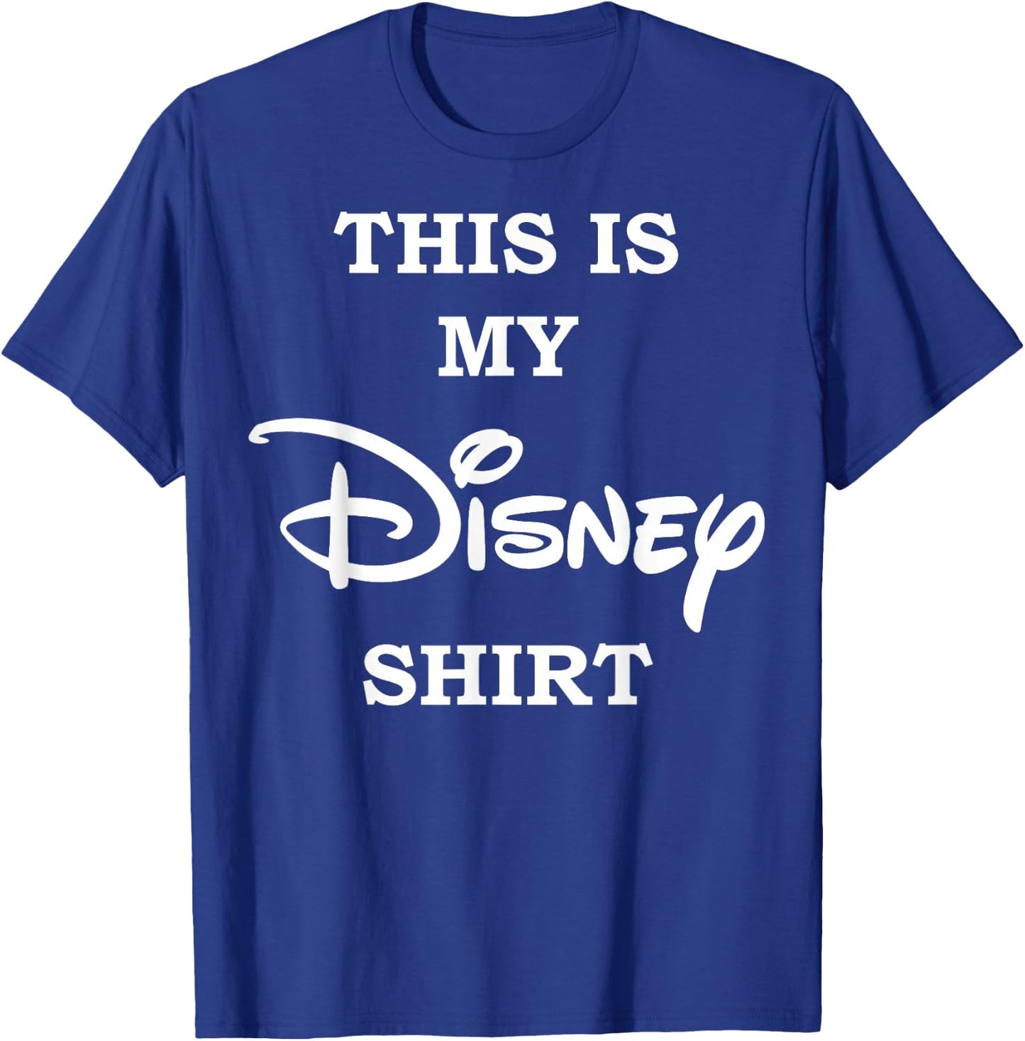 Disney This is My Disney Shirt Chest Logo T-Shirt - T-Shirt | Royal