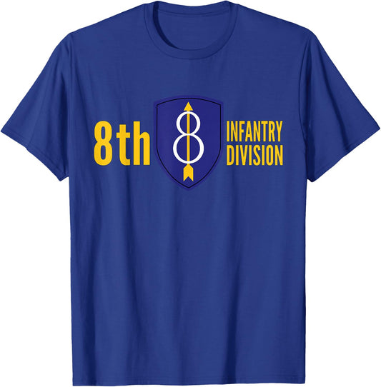 8th Infantry Division United States Army Pathfinder T-Shirt - T-Shirt | Royal