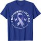 I Wear Periwinkle For My Dad Esophageal Cancer Awareness T-Shirt - T-Shirt | Royal
